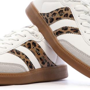 Baskets Blanc/léopard Femme Teddy Smith Zapato Blanco vue 0