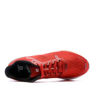 Chaussures de running Rouge Salomon Sonic 4 vue 4