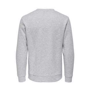 Sweat Gris Homme Only & Sons Chase vue 2