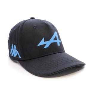 Casquette Noire/Bleu Homme Kappa Adoflat vue 2