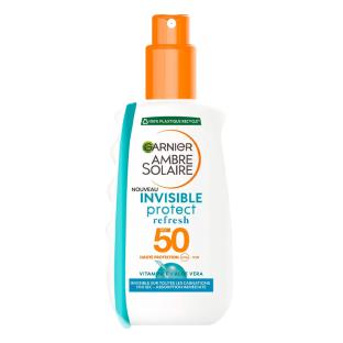Spray Solaire Garnier Ambre Solaire Refresh SPF 50 pas cher