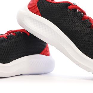Baskets Garçon Noire/Rouge Garçon Under Armour Charged Pursuit vue 0