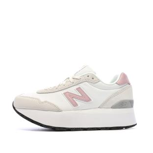 Baskets Blanches/Beiges/Roses Femme New Balance 515 pas cher