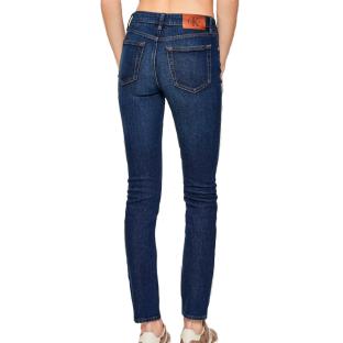 Jean Slim Bleu Femme Calvin Klein Jeans Mid Rise vue 0