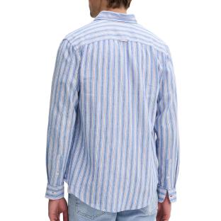 Chemise Bleu/Blanc Homme Tommy Hilfiger Tjm Reg Linen vue 0