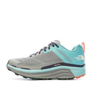 Chaussures de Trail Gris/Bleu Femme The North Face Enduris pas cher