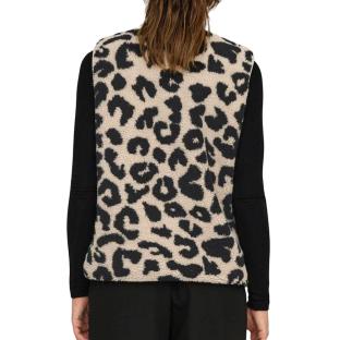 Gilet Beige/Noir Femme Only Baby Teddy vue 0