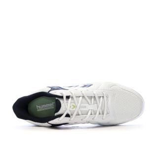 Chaussures de Sport Blanc/Marine Homme Hummel Court Control II vue 4