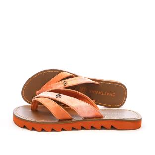 Tongs Orange Femme Chattawak ALBA pas cher