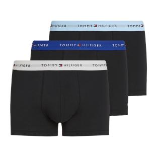 X3 Boxers Noir/Gris/Marine/Bleu Homme Tommy Hilfiger Trunk pas cher