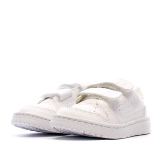 Baskets Blanche/Argent Fille Adidas NY 90 CF vue 6