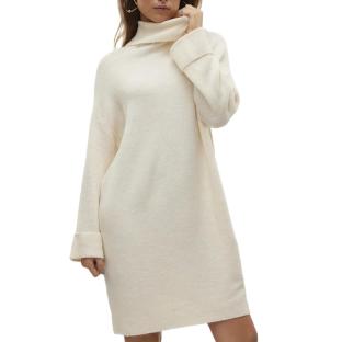 Robe Pull Blanc Femme Vero Moda Vmjupiter pas cher