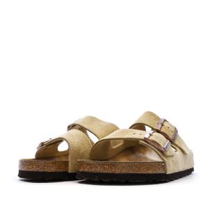 Sandales Latte Mixte Birkenstock Arizona vue 0