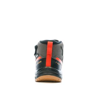 Chaussures de Randonnée Marron/Orange Garçon Salomon Xa Pro V8 Mid vue 3
