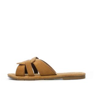 Claquettes Camel Femme Chattawak Pace pas cher