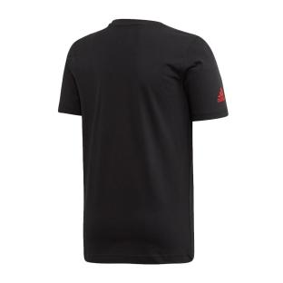 Mo Salah T-Shirt noir garçon Adidas S PLAYER TEE vue 2
