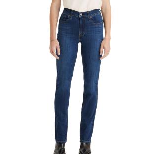 Jean Slim Bleu Brut Femme Levi's 724 High-Rise pas cher