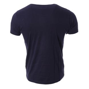 T-shirt Blanc/Marine Homme La Maison Blaggio MARS vue 2