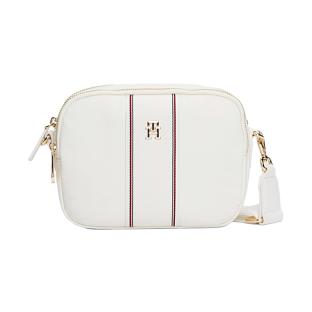 Sac à Bandoulière Blanc Femme Tommy Hilfiger Poppy Camera pas cher