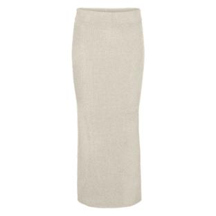 Jupe Longue Beige Femme Vero Moda Puff vue 3