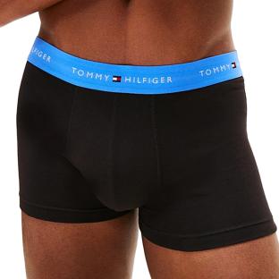 X3 Boxers Noir/Bleu/Vert Homme Tommy Hilfiger Trunk UM0UM02763 vue 0