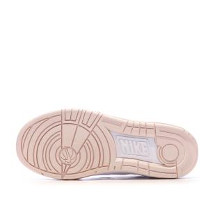Baskets Blanc/Rose Garçon Nike Full Force Lo vue 3