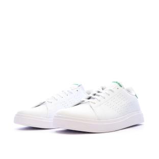 Baskets Blanches Mixte Adidas Advantage Base 2.0 J vue 5