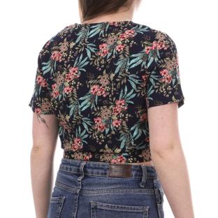 Blouse Marine à fleurs Femme Vero Moda Easy vue 2