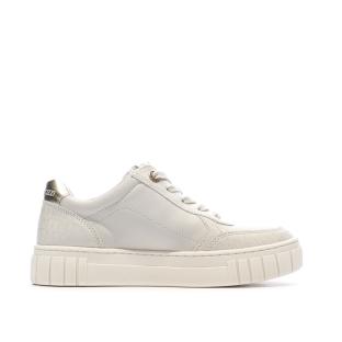 Baskets Beige Femme Marco Tozzi Cream vue 0