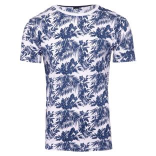 T-shirt Marine/Blanc Homme La Maison Blaggio Menson pas cher