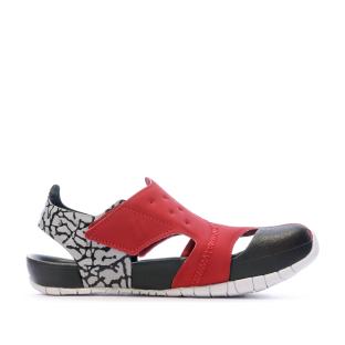 Sandales Rouges Garçon Nike Jordan Flare vue 2