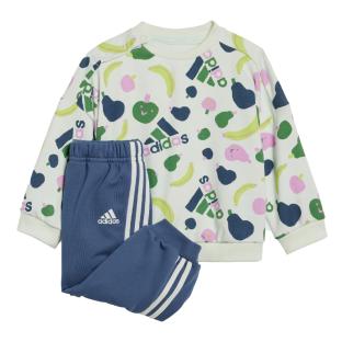 Survêtement Bleu/Blanc Fille Adidas Fruit pas cher