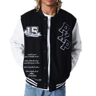 Veste Blanche/Noire Homme Project X Paris 2230109 pas cher