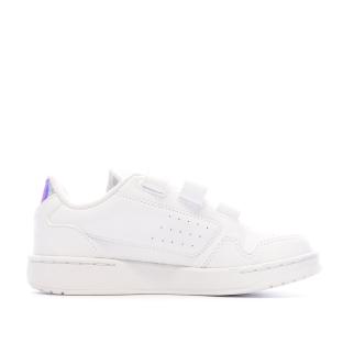 Baskets Blanche Fille Adidas NY 90 vue 2