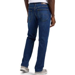 Jean Straight Bleu Homme Lee Midmoor vue 2
