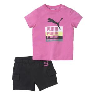 Ensembles Rose/Noir Garçon bebe Puma Prime pas cher