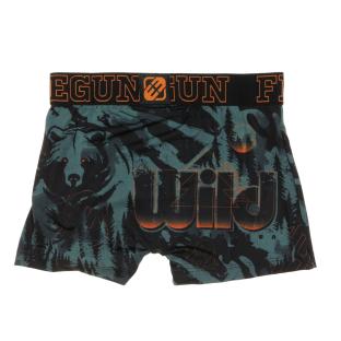 Boxer Noir/Vert Garçon Freegun Bear vue 2