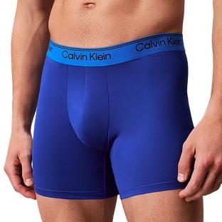 X3 Boxers Bleu/Marine Homme Calvin Klein Jeans Boxer Brief vue 0