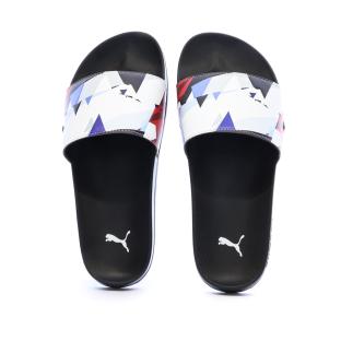 Claquettes Blanches/Noires Homme Puma 308368 vue 3