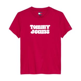 T-shirt Rose foncé Femme Tommy Hilfiger Tjw Reg Essential vue 0