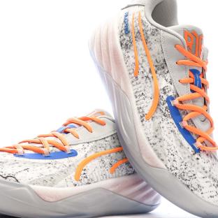 Chaussures de Basketball Grise Homme Puma All-pro Nitro Rj Barrett vue 7