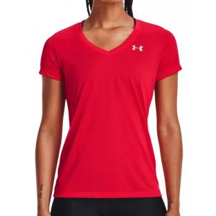 T-shirt Rouge Femme Under Armour Solid pas cher