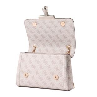 Sac à Bandoulière Blanc/Beige Femme Guess Noelle vue 0