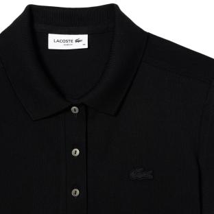 Polo Noir Femme Lacoste PF5462 vue 3