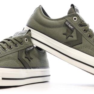 Baskets Kakis Homme Converse Star Player 76 vue 7