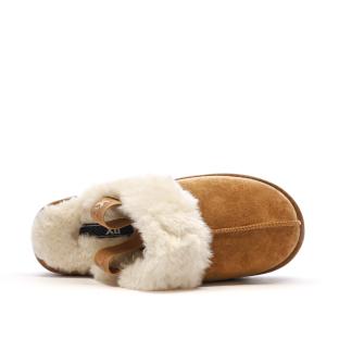 Sabots fourrés à élastique Camel Femme Xti Microfiber vue 4