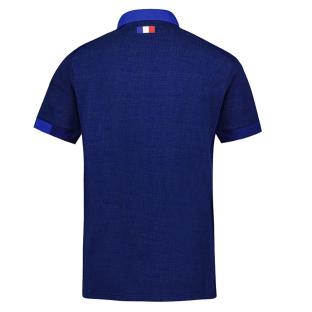 XV de France Polo Marine Homme Le Coq Sportif Coupe du Monde 2023 vue 0