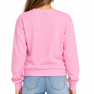 Sweat Rose Fille Champion Crew vue 0
