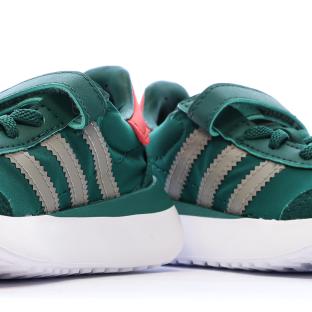 Baskets Vertes Garçon Adidas Country vue 0
