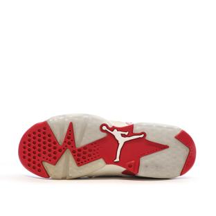 Baskets Blanches/Rouges Garçon Nike Jordan Fltclb 91 vue 5